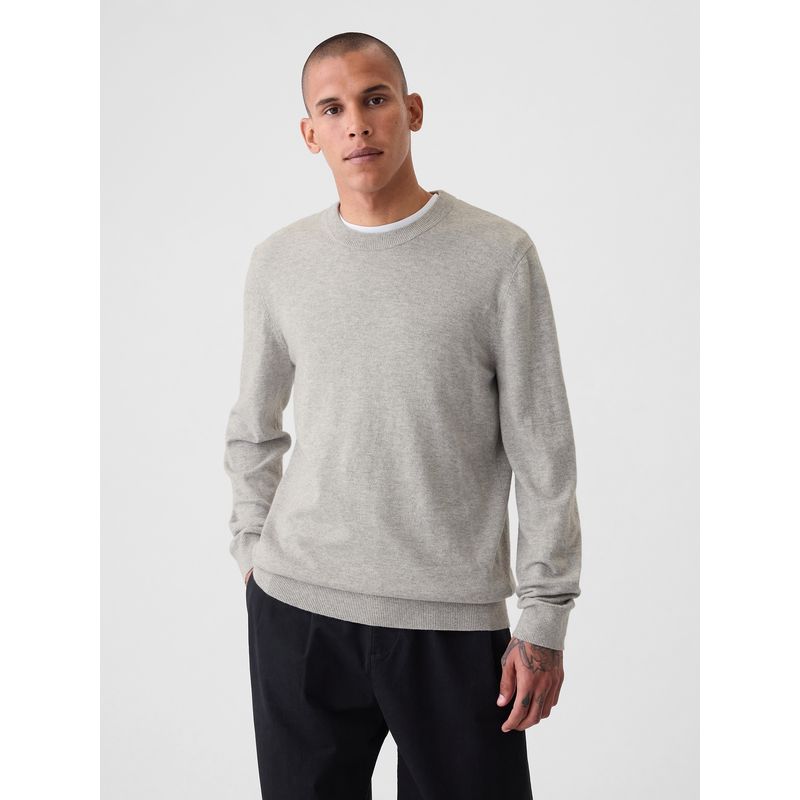 GAP - Sweater Hombre Crewneck Gris