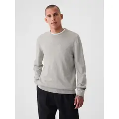 GAP - Sweater Hombre Crewneck Gris
