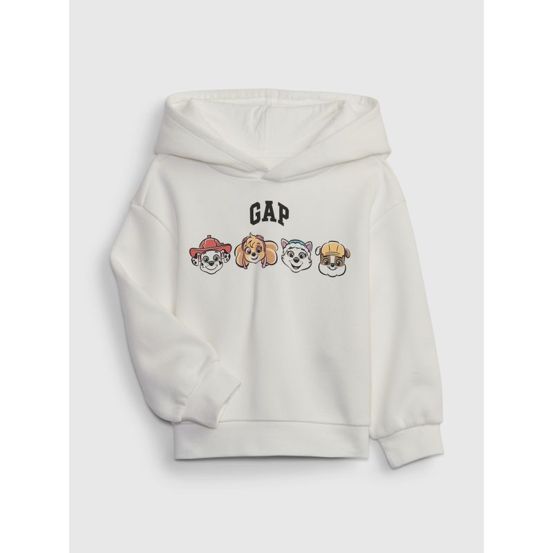 GAP - Polerón Niña Patrol Logo Blanco