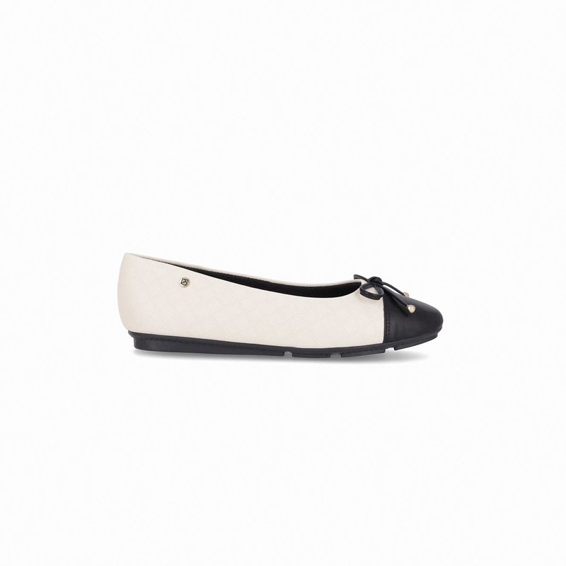 PICCADILLY - Ballerina Mujer Negro/Blanco Michelle 02 Piccadilly