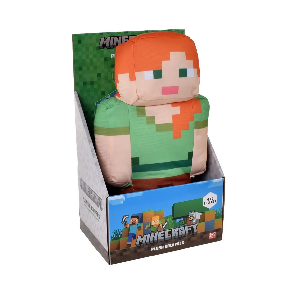 MINECRAFT - Mochila peluche Minecraft 30 cm diseño adorable