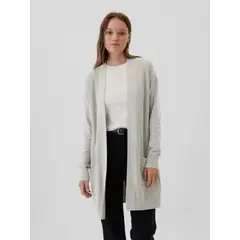 GAP - Sweater Mujer Cárdigan Long Gris