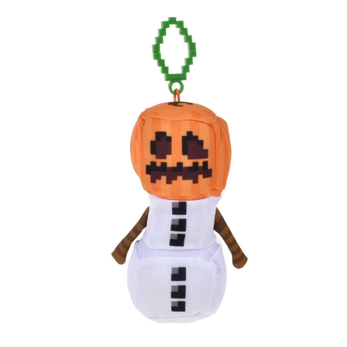 MINECRAFT - Peluche Minecraft Golem de Nieve con clip portátil