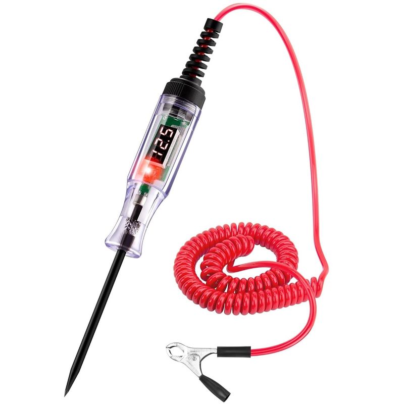GENERICO - Probador De Circuito Eléctrico Bateria Automotriz 6v 12v 24v
