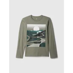 GAP - Polera Niño Gráfica Verde