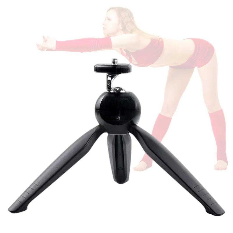 GEN - Mini Tripode Portatil 360 Bolsillo Gopro Camara Escritorio - Negro