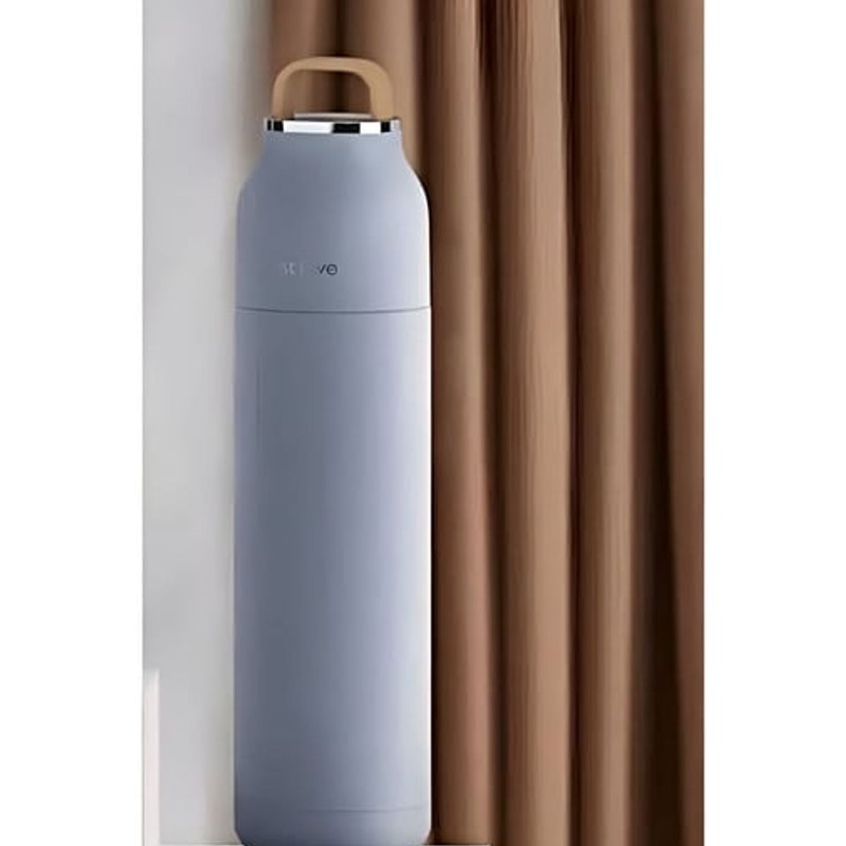 GENERICO - Botella de agua 500ml Termo Portátil Acero Inoxidable Cooler Gris