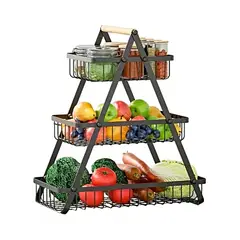 GENERICO - ORGANIZADORA PARA FRUTAS Y VEGETALES CESTA MULTIUSO