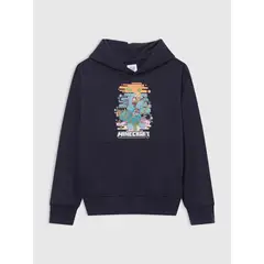 GAP - Polerón Niño Minecraft Azul.