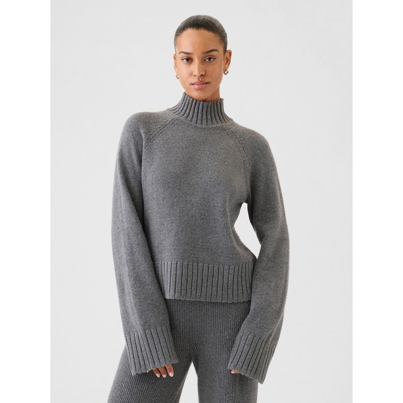 GAP - Sweater Mujer Turtleneck Gris