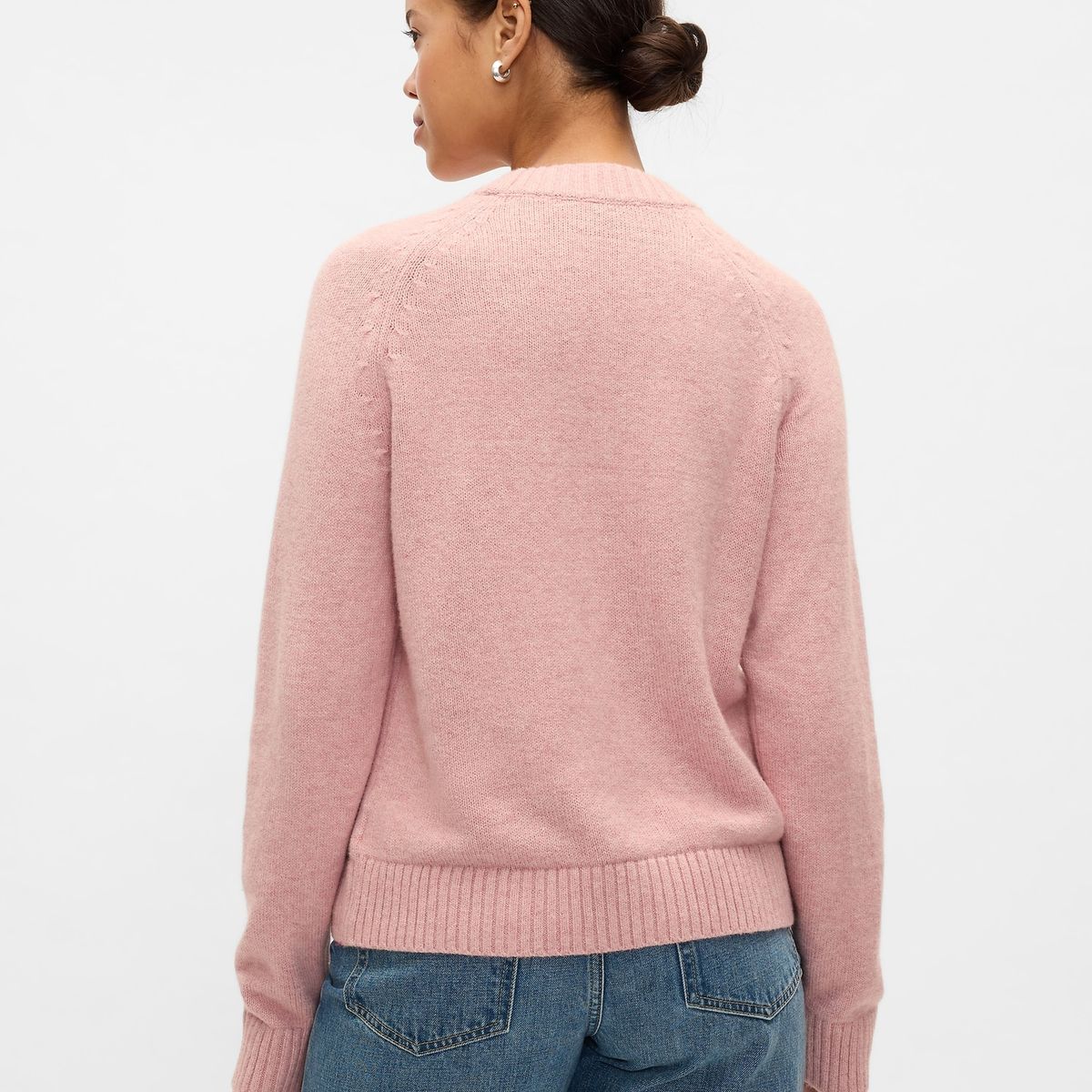 GAP - Sweater Gap Crewneck Mujer Rosa