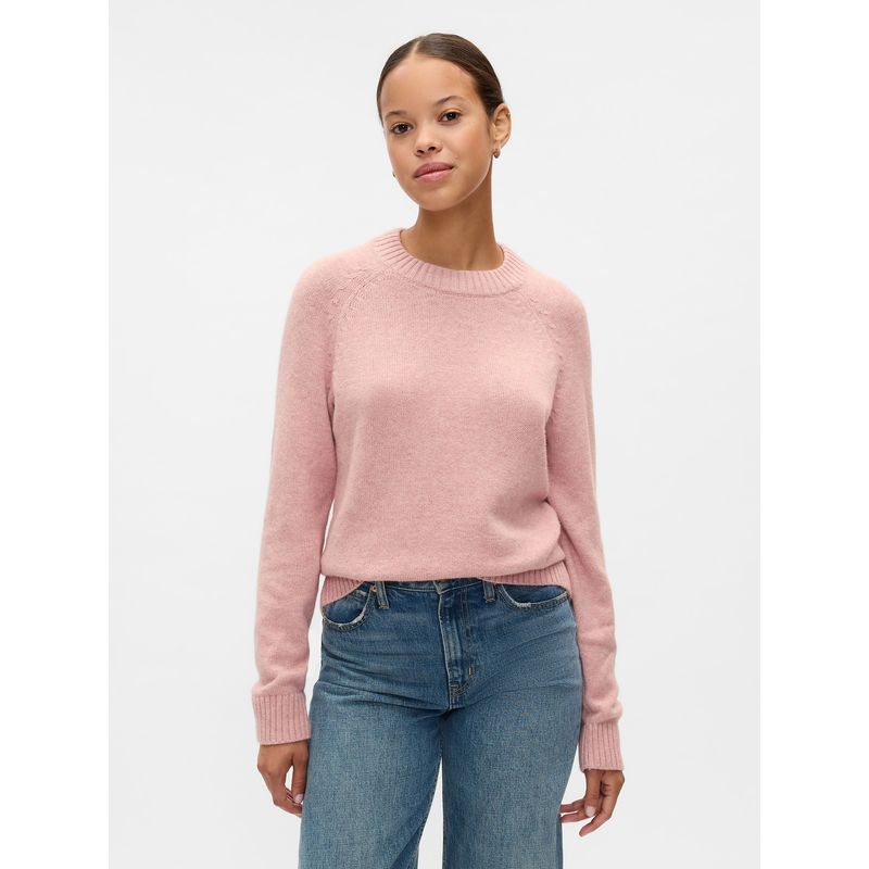 GAP - Sweater Mujer Crewneck Rosa