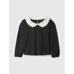 GAP - Polera Bebé Niña Peter Pan Negro