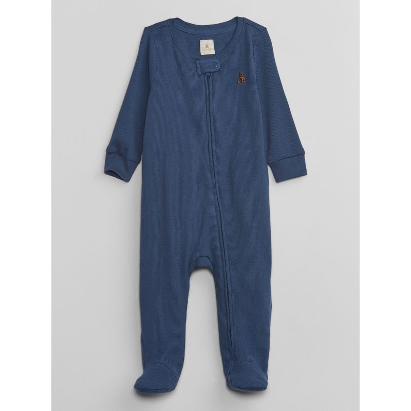 GAP - Enterito Bebé Niño Ribbed Azul