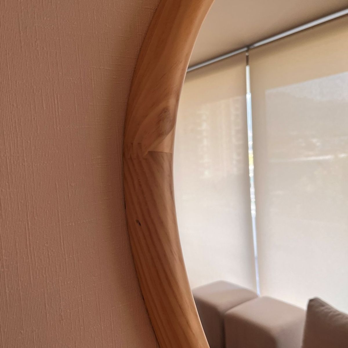 GENERICO - Espejo Madera Irregular 100x136 cm Pared Lombok