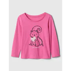 GAP - Polera Niña Gráfica Rosa