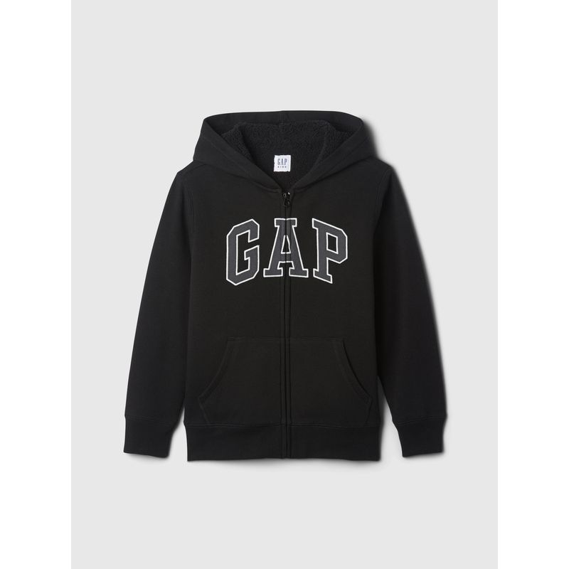 GAP - Polerón Niño Logo Sherpa Negro