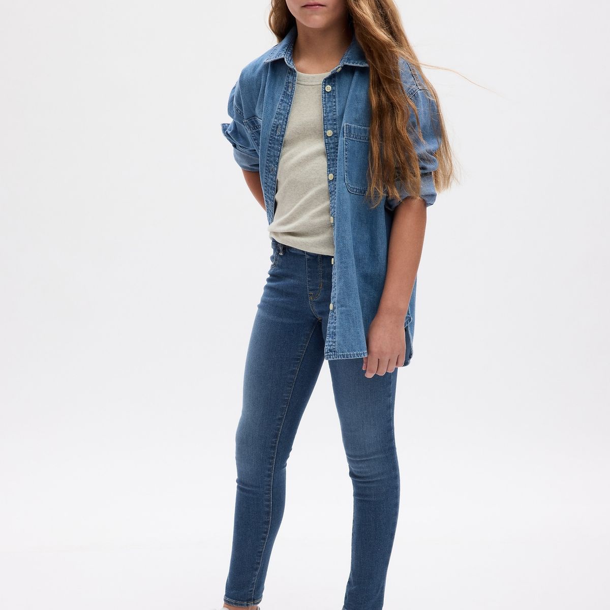 GAP - Leggins Niña Pull-On Azul