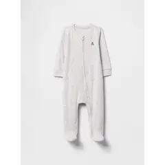 GAP - Enterito Bebé Niño Print Two-Way Gris