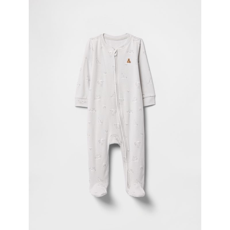 GAP - Enterito Bebé Niño Print Two-Way Gris