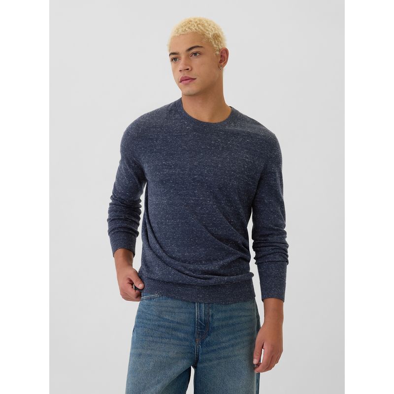 GAP - Sweater Hombre Crew Azul