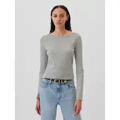 GAP - Polera Mujer Boatneck Multicolor