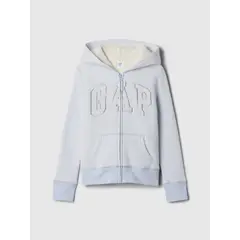 GAP - Polerón Niña Logo Sherpa Azul