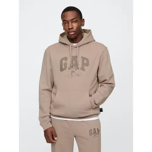 GAP - Polerón Hombre Disney Logo Café