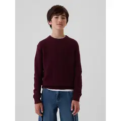 GAP - Sweater Niño Textured Rojo