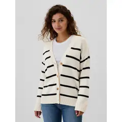 GAP - Sweater Mujer Cárdigan Blanco