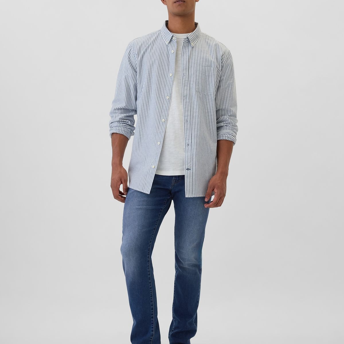 GAP - Jeans Hombre Slim Athletic Azul