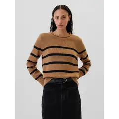 GAP - Sweater Mujer Roll Café