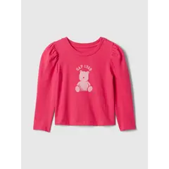 GAP - Polera Niña Logo Rosa