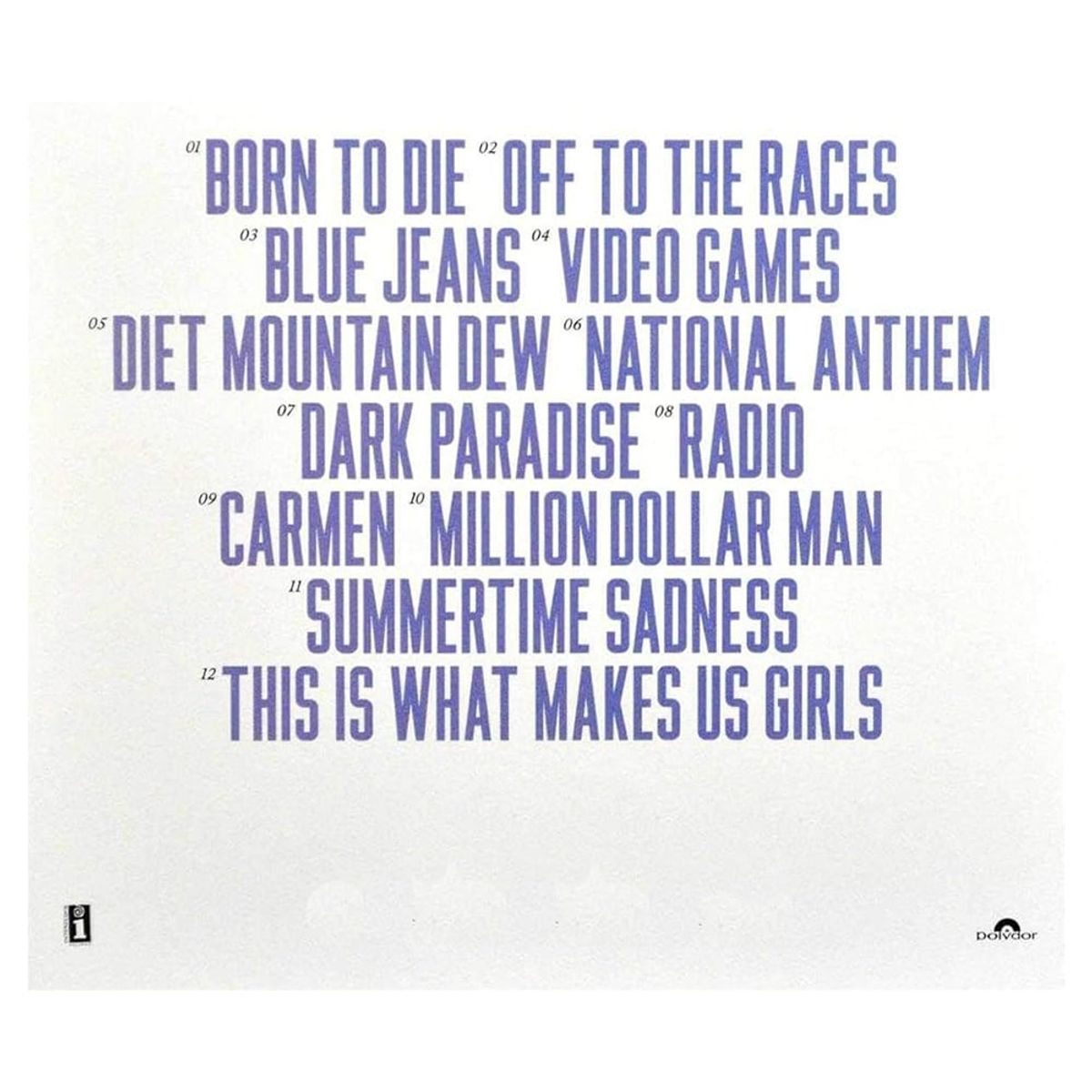 Polydor Records - Lana Del Rey - Born To Die - CD