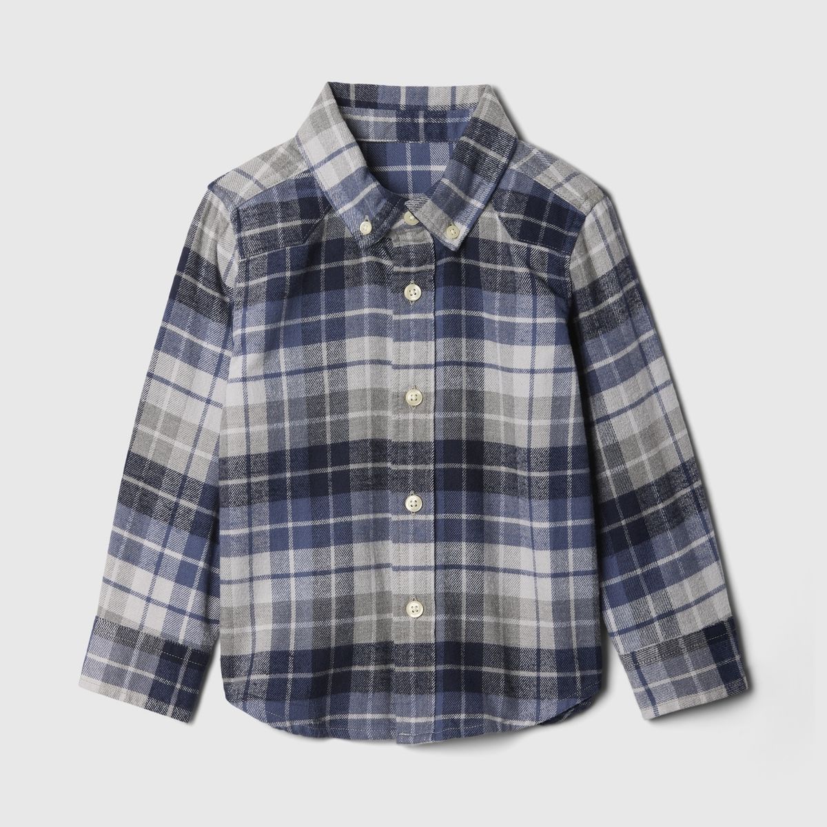 GAP - Camisa Niño Franela Azul