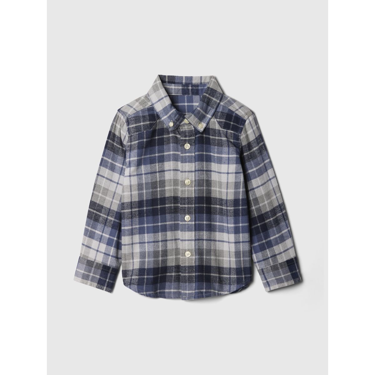 GAP - Camisa Niño Franela Azul