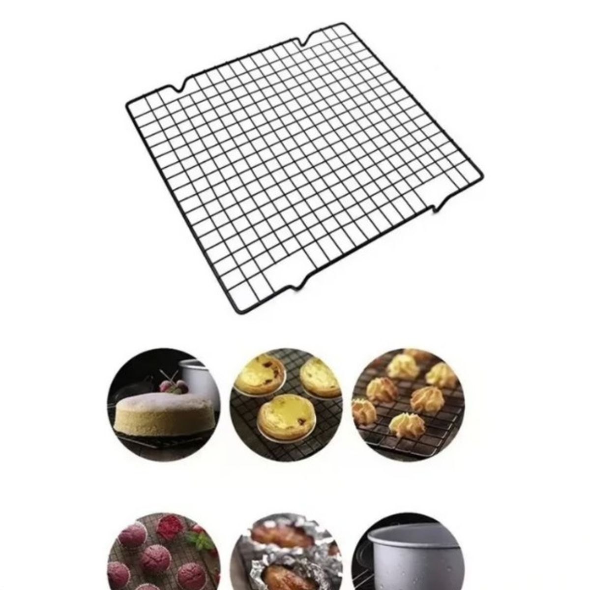 GENERICO - Rejilla Para Galleta Rejilla Para Enfriar 41X42Cm Para Galletas