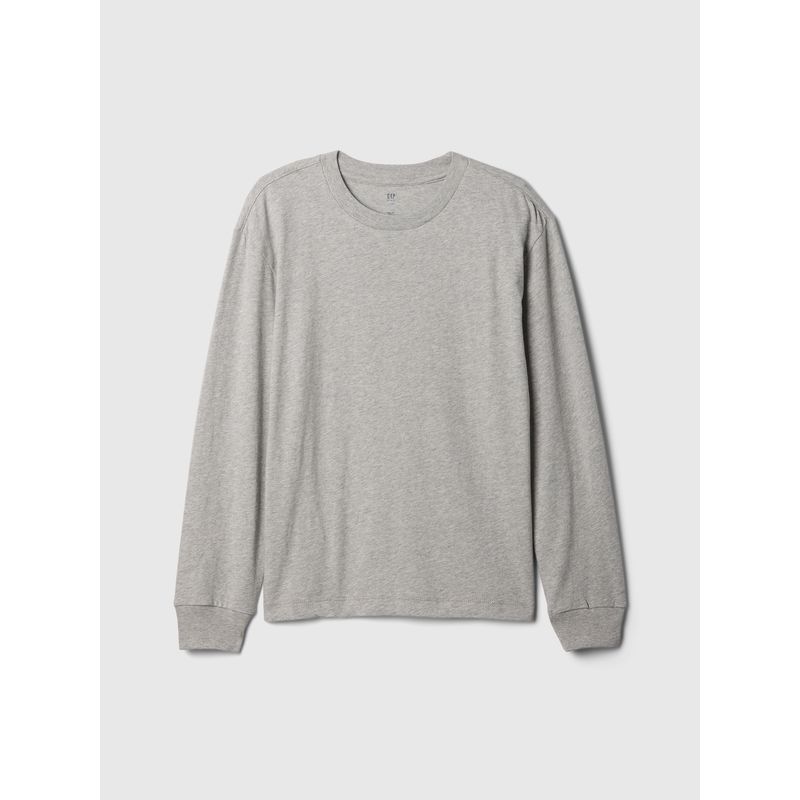 GAP - Polera Niño Classic Gris_.