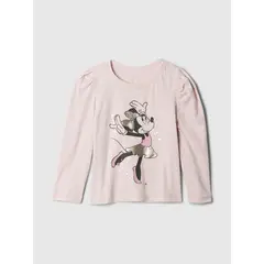 GAP - Polera Manga Larga Toddler Niña Rosa