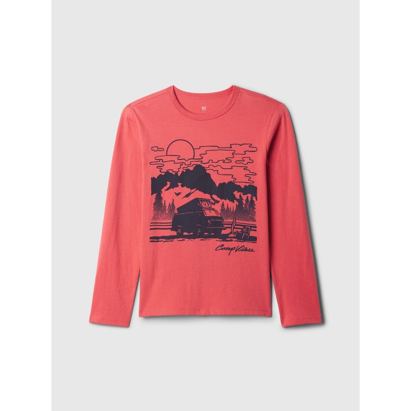 GAP - Polera Niño Gráfica Rojo