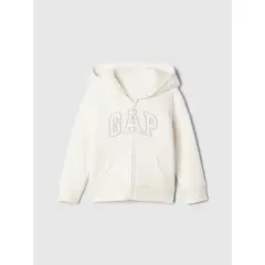 GAP - Polerón Niña Logo Sherpa Beige
