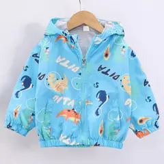 JUMP KIDS - Cortaviento Impermeable Chaqueta Estampado Niño Y Bebé Dita Blue