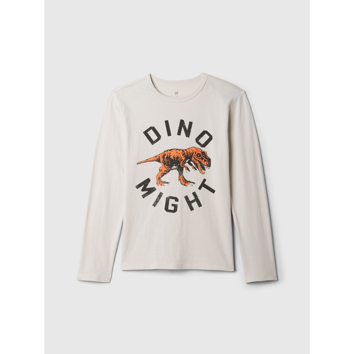GAP - Polera Gap Dinosaur Manga Larga Niño Azul