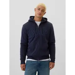 GAP - Polerón Hombre Logo Sherpa Azul.