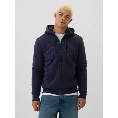 GAP - Polerón Hombre Logo Sherpa Azul