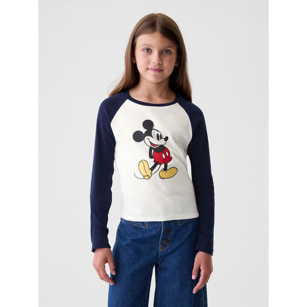 GAP - Polera Niña Mickey Mouse Azul