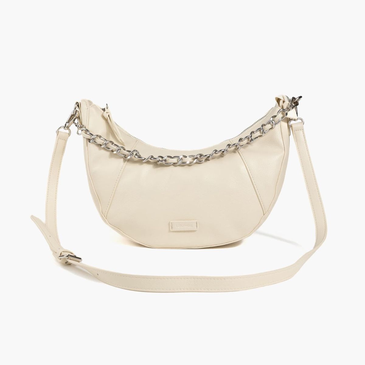 LOUNGE - Cartera Bandolera Media Luna Cadena LOUNGE
