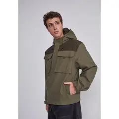 SIOUX - Cortaviento Hombre Con Cierre Verde