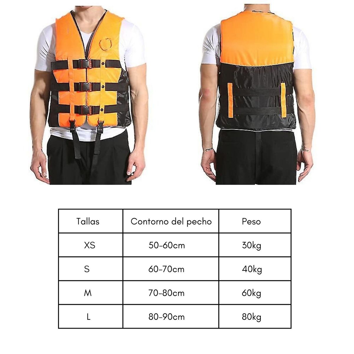 GENERICO - Chaleco Salvavidas Niño Talla S