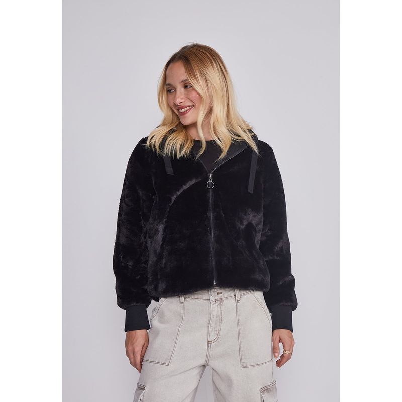 SIOUX - Polar Mujer Con Cierre Negro Sioux